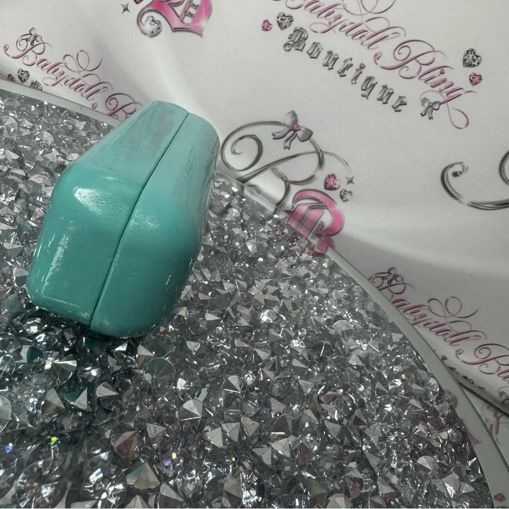 Tiffany & co glasses case sunglasses reading glasses blue turquoise cream inside